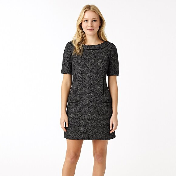 White House Black Market Dresses & Skirts - 2/$30 White House Black Market Knitted Shift Dress w Pockets Charcoal 12 #A0739
